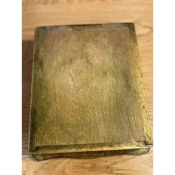 Wood Jewelry Box w Velvet interior, Mid-Century Modern “Fashioned By Farrington - Picture 8 of 13